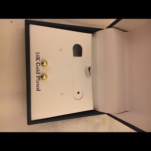 STILL IN BIX 14k gold plated  earrings